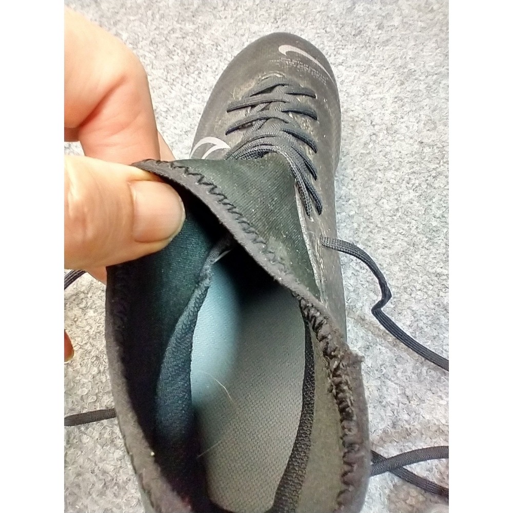 Nike Mercurial Superfly‎ 7 Academy MG Mens 6.5 Soccer Cleats Black Silver AT7946 - Picture 9 of 11
